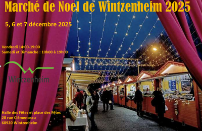 L'Ott Miel sera présent au Marché de Noel 2025 de Wintzenheim les 5,6 et 7 .12.2025